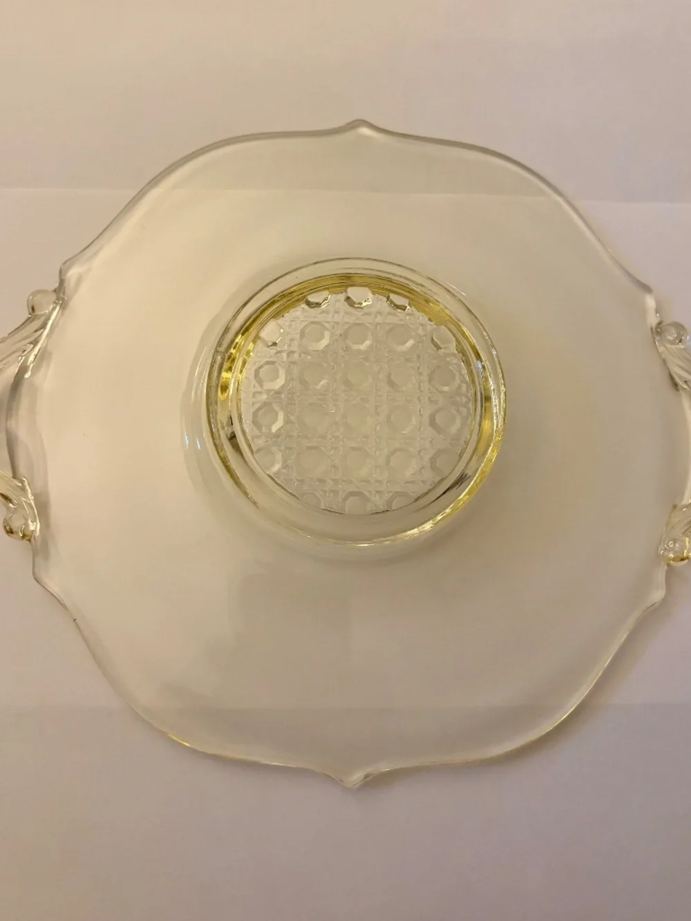 Vintage (1932-7) Lancaster Glass Topaz Yellow 